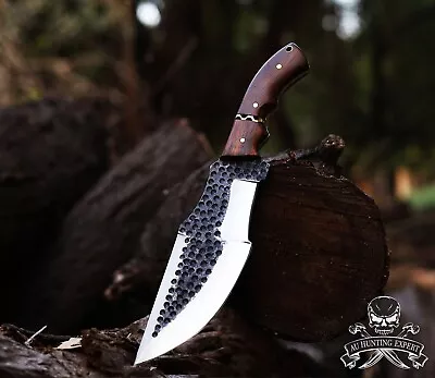 Large Hunting Knife Bowie Sharp Fixed Blade Camping Military Outdoor Survival • $89.99