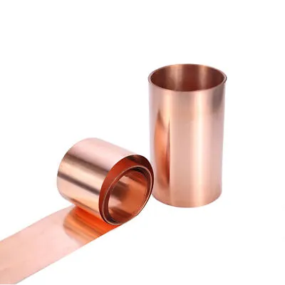 1pcs 99.9% Pure Copper C11000 Cu-ETP Metal Sheet Foil Plate Strip Thick 0.01-1mm • $152.96