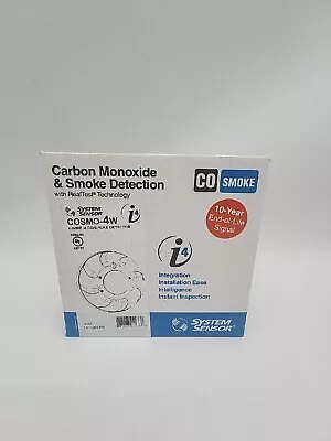 System Sensor I4 Cosmo-4W CO And Smoke Detector 4 Wire Expires Sept 2028 NIB • $74.99