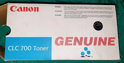 CANON CLC700 Series 1427A002 Cyan Box Open Toner Sealed See Pix  GENUINE • £15