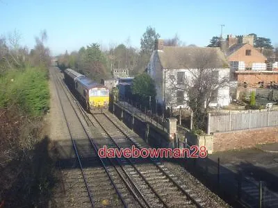 Photo  Freight Train At Eckington From The Footbridge Looking North Along The St • £2.20