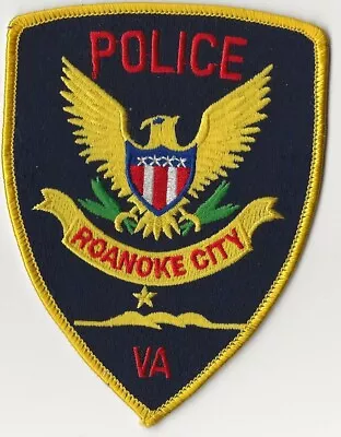 Roanoke City Virginia  Police Shoulder Patch. • $8.95