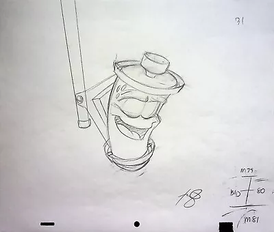 House Of Mouse 2001 MICROPHONE MIKE Production Romy Garcia Hand Drawn Pencil Art • $7.49