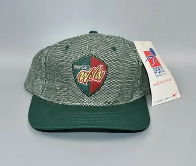 Minnesota Wild Sports Specialties Vintage Strapback Cap Hat - NWT • $29.95