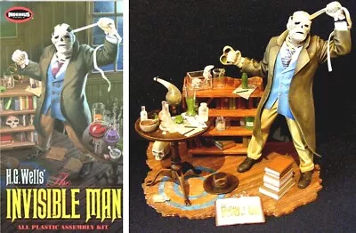 Moebius Models 903 1:8 HG Wells The Invisible Man Model Kit • $38.61