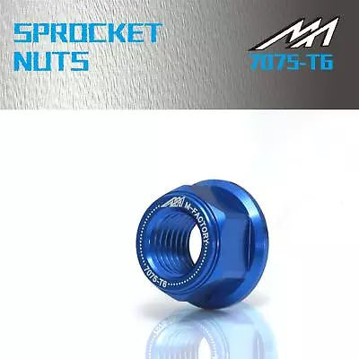 Blue CNC Rear Sprocket Nuts  For Kawasaki KR1-KR1S 250 All Years • $38.58