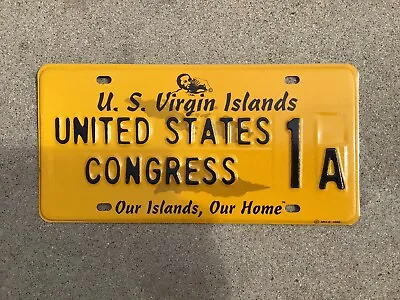 1999 - U.s. Virgin Islands - United States Congress - License Plate • $369.95