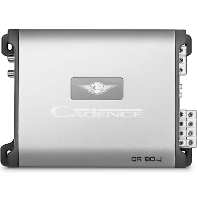 CADENCE Car Audio 4 Channel Amplifier Class D QR80.4 1000W Bass Boost Amp • $263.86