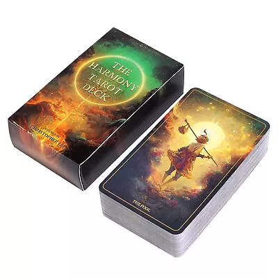 The Harmony Tarot Deck 78 Cards Tarot Fortune Telling Cards Party Board Game • $12.19