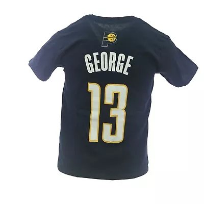 Indiana Pacers Official NBA Apparel Kids Youth Size Paul George T-Shirt New Tags • $12.95