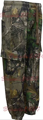 Mens Jungle Fishing/Hunting Camouflage Fleece Jogging Bottoms Trouser S - XXL  • £13.95