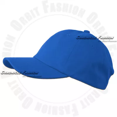 Cotton Baseball Cap Washed Adjustable Hat Polo Style Plain Solid Blank Dad Men • $8.45