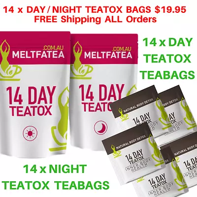 GREEN TEA DETOX TEATOX (X50 SKINNY TEA ME) WEIGHT LOSS FAT BURNER - You Choose ! • $24.95