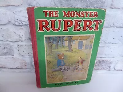 The Monster Rupert By Mary Tourtel 1948 Hardback 4 Rupert The Bear Stories • £9.99