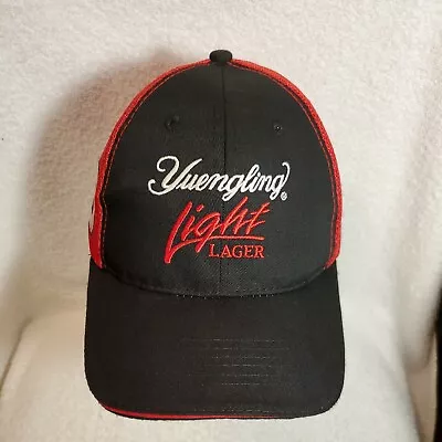 Yuengling Light Lager 3 Ty Dillon Baseball Hat Ball Cap Black/Red Strapback Mesh • $9.36