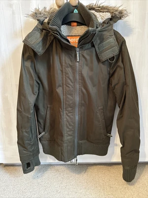 £27 • Buy MENS/BOYS SUPERDRY HEAVY WEIGHT JACKET Large VGC KHAKI 