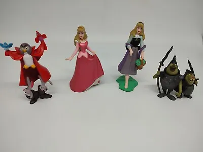 Sleeping Beauty Owl Goons Guards Cake Toppers PVC Figure Disney Lot • $23.99