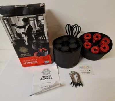 NICKY CLARKE Compact Heated Rollers NHS005 • £25.99
