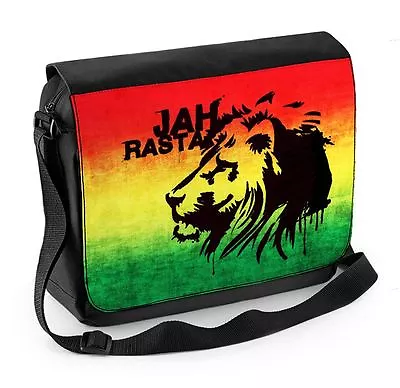 Jah Rasta Laptop Messenger Bag - Reggae Bob Marley Rastafarian • £21.95