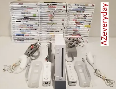 Nintendo Wii Console_GameCube 2 OFFICIAL Controllers Remote GAMES_Bundle/Lot OEM • $141.95