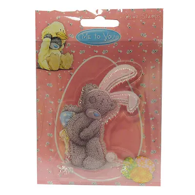  Teddy Easter Long Ears 9cm X 7cm Stamps - Me To You Easter For Cards/crafts • £3.99