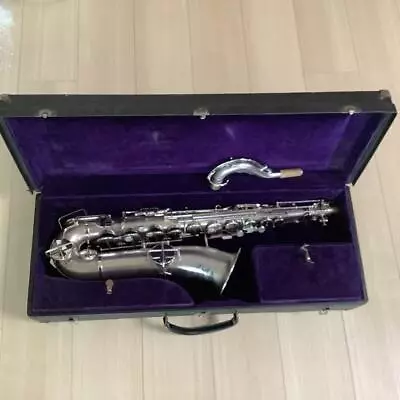 Saxophone Buesher C Melody Tenor ELKHART Silver Satin Vintage Made In 1912 • $4792