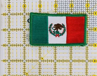 Lot Of 2 Mexico Flag Patch Mexican National Flag Iron On Embroidered Uniform • $3.99