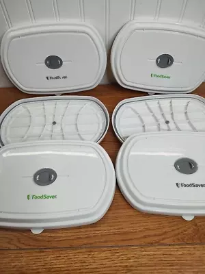 $8 • Buy FoodSaver FreshSaver Vacuum Storage Containers 1/2 Quart Size (SET OF TWO)