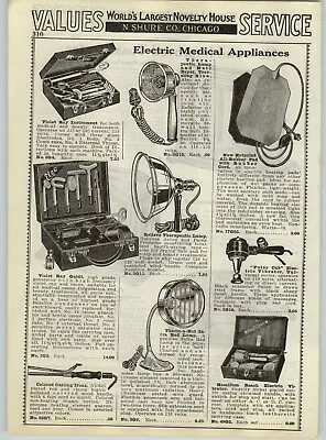 1932 PAPER AD Violet Ray Medical Quackery Devise Beauty Treatment Ozone • $7.98