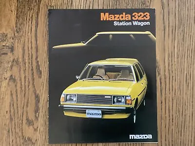 1979 Mazda 323 Fa4 Station Wagon Export Brochure • $19.99