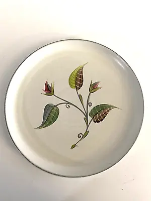 $29.99 • Buy [4]  Denby Langley Stoneware ~Spring Leaf ~ Salad Plates ~ Albert College 1958