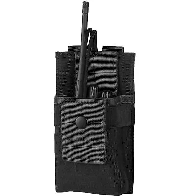 Tactical Radio Holder Radio Holster Molle Radio Pouch Universal Radio Heavy Duty • $8.49