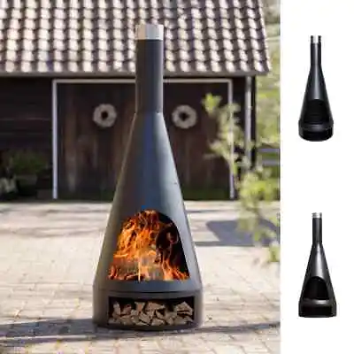 RedFire Garden Oven Steel Matte Black Garden Fireplace Fireplace Multiple Selection Vid • £169.49