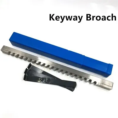 £95.99 • Buy HSS 18mm E Push-Type Keyway Broach Metric Size CNC Machine Tool Engineering Tool