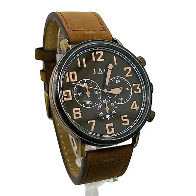 Genuine Jag Gents J2385  Analog Leather Band Watch Preloved RRP $159 • $80