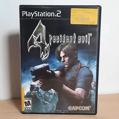 Resident Evil 4 Sony Playstation 2 System PS2 Tested/Works & Complete In Box CIB • $14.95