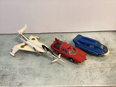 Plastic Kit Prebuilt Captain Scarlet Patrol Car Angel Interceptor Pursuit Veh • £12