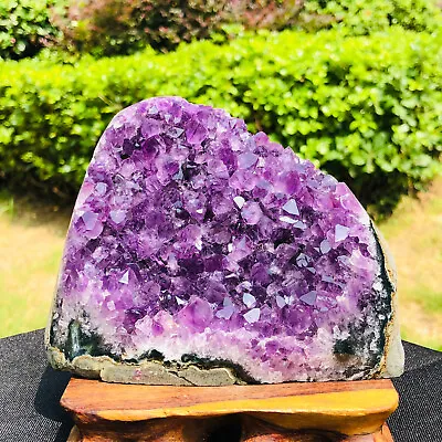 2.86LB Natural Amethyst Cluster Specimen Decoration Quartz Crystal Healing • $3.25