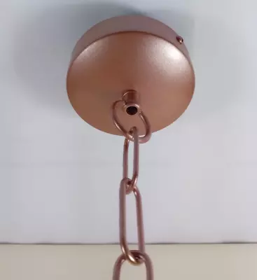 Suspension Chandelier Light Copper  Chain Ceiling Rose + Chain 700mm • £9.50