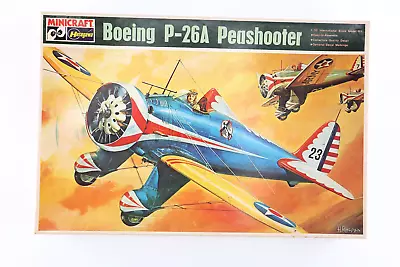 Hasegawa 1/32 Boeing P-26A US Army Fighter Bomber Model Kit NEW • $24.99