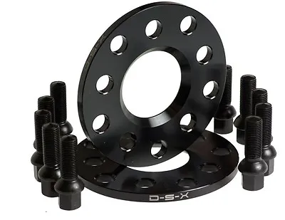 8MM Wheel Spacers BLACK 5x100 5x112 + CONICAL SEAT BOLTS For VW JETTA GOLF • $52.90