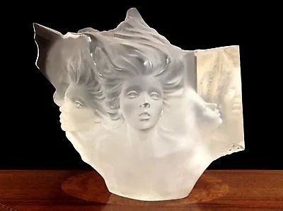 Michael Wilkinson  Atlanteans II Sirens  Acrylic Lucite Sculpture #130/300 16x11 • $4400