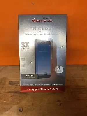 ZAGG Invisible Shield HD Glass Screen Protection IPhone 6 6s 7 8 • $4.19