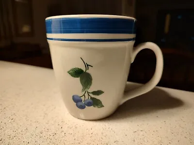 LL Bean Blueberry Mug 12 Oz 4  Stoneware Retired • $5