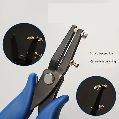 Metal Hole Punch Pliers Jewelry Metal Hole Punch Pliers 1.6mm Diameter For Belt • £11.08