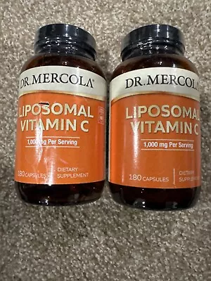 Lot 2 UNITS- Dr Mercola Liposomal Vitamin C 1000 Mg 180 Count. New  • $39.99