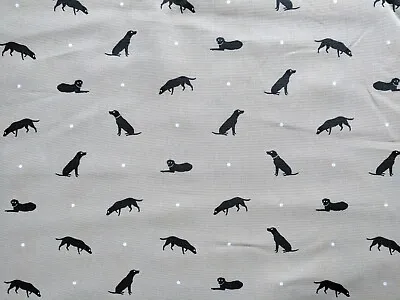 £6.99 • Buy Sophie Allport Black Labrador Dogs Fabric Offcut 50 X 50cm (1)