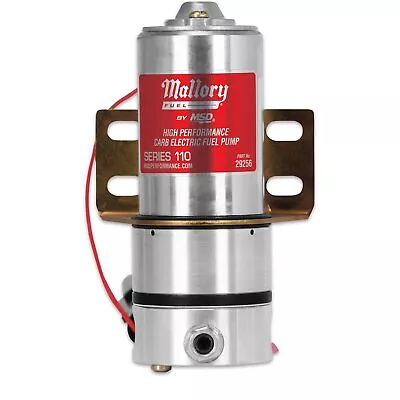 Mallory Electric Fuel Pump W/ Mounting Hardware 12 Volt 3/8  NPT 110GPH • $331.95