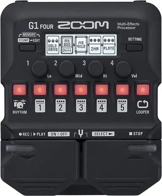 $99 • Buy [Brand New] Zoom G1 Four Multi-Effects Processor Guitar Effect Pedal From Japan