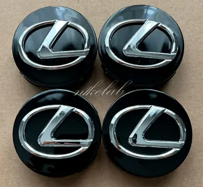 $22.99 • Buy *Set Of 4* Lexus 62mm Glossy Black Wheel Rim Center Hub Cap RX ES GS IS LS